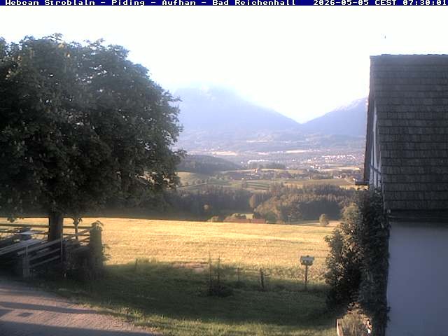 Archiv Foto Webcam Strobalm - Piding - Aufham - Bad Reichenhall
