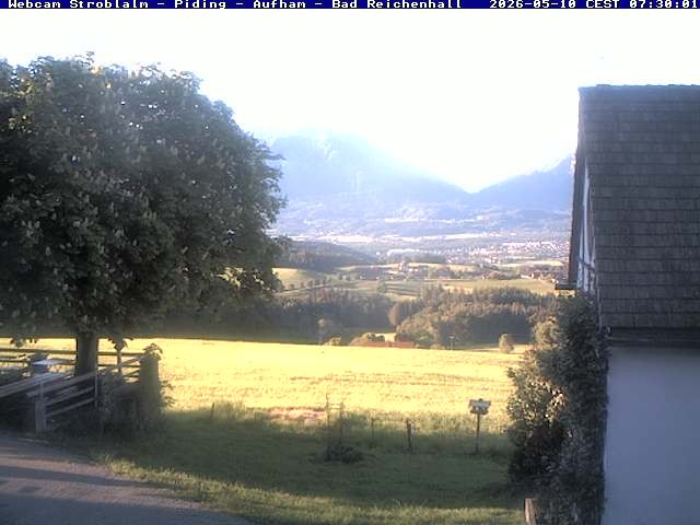 Archiv Foto Webcam Strobalm - Piding - Aufham - Bad Reichenhall