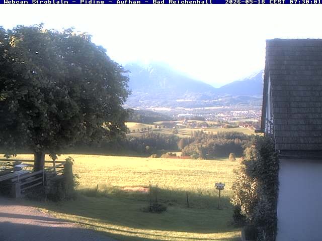 Archiv Foto Webcam Strobalm - Piding - Aufham - Bad Reichenhall