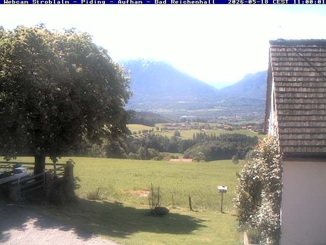 Archiv Foto Webcam Strobalm - Piding - Aufham - Bad Reichenhall
