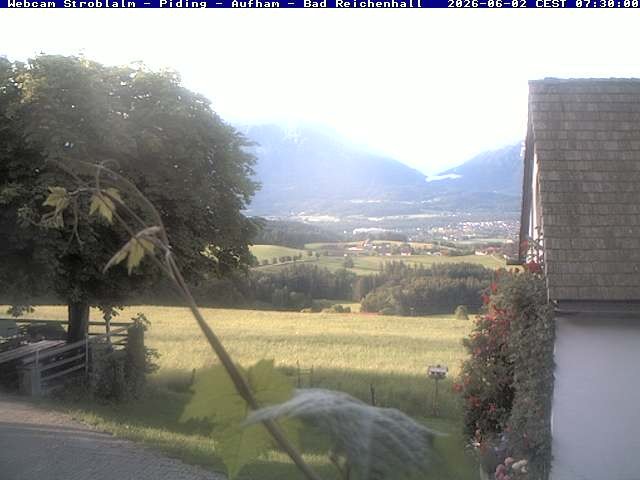 Archiv Foto Webcam Strobalm - Piding - Aufham - Bad Reichenhall
