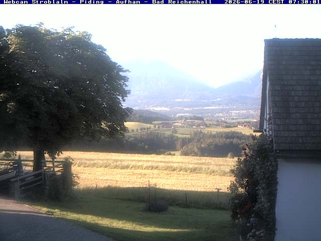 Archiv Foto Webcam Strobalm - Piding - Aufham - Bad Reichenhall