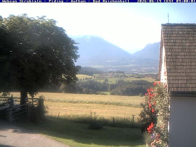 Archiv Foto Webcam Strobalm - Piding - Aufham - Bad Reichenhall