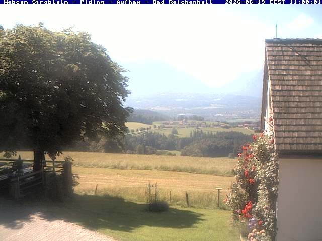 Archiv Foto Webcam Strobalm - Piding - Aufham - Bad Reichenhall