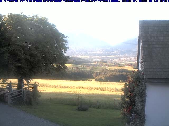 Archiv Foto Webcam Strobalm - Piding - Aufham - Bad Reichenhall