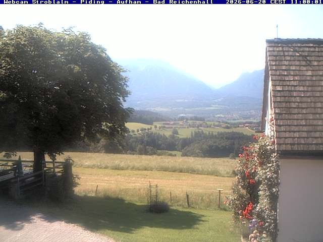 Archiv Foto Webcam Strobalm - Piding - Aufham - Bad Reichenhall