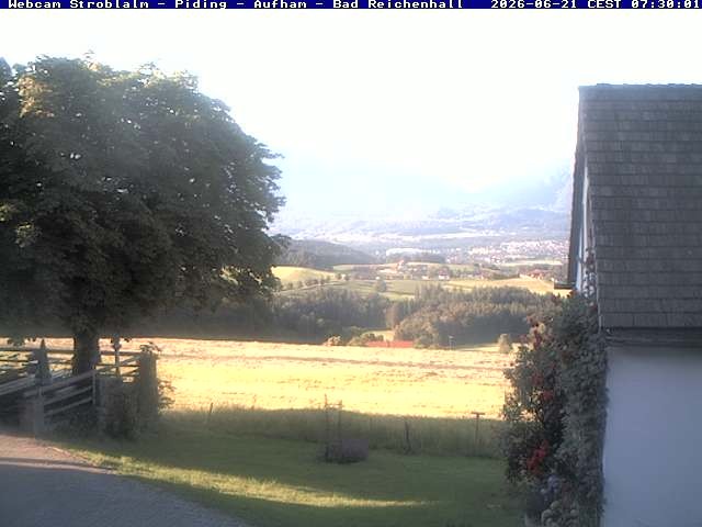 Archiv Foto Webcam Strobalm - Piding - Aufham - Bad Reichenhall