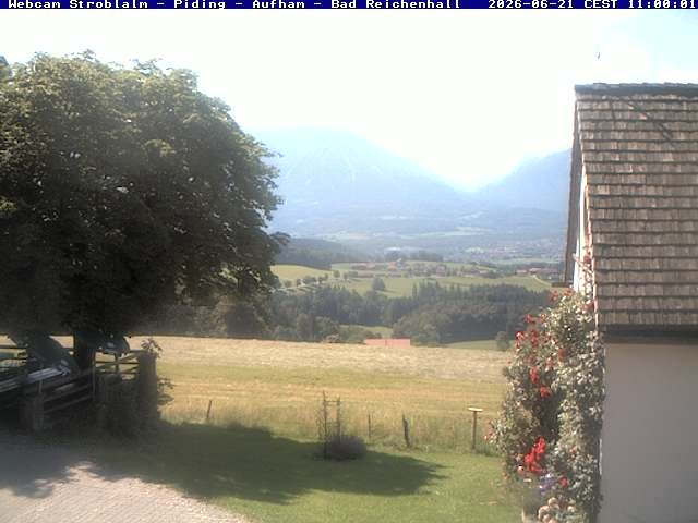 Archiv Foto Webcam Strobalm - Piding - Aufham - Bad Reichenhall