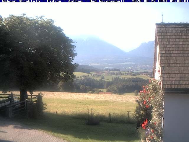 Archiv Foto Webcam Strobalm - Piding - Aufham - Bad Reichenhall