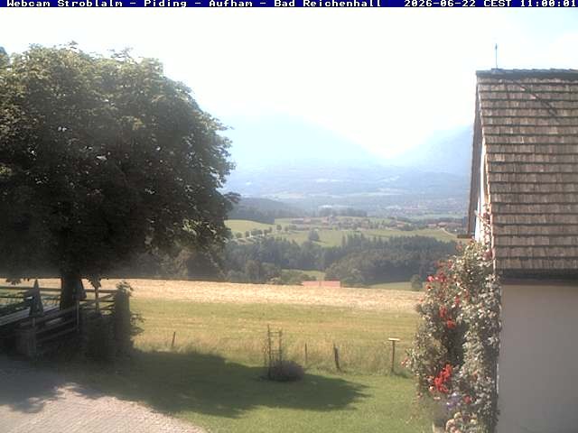 Archiv Foto Webcam Strobalm - Piding - Aufham - Bad Reichenhall