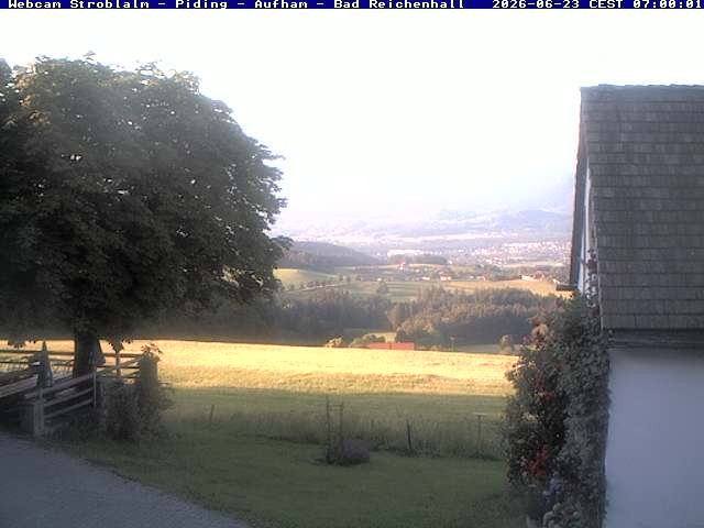 Archiv Foto Webcam Strobalm - Piding - Aufham - Bad Reichenhall
