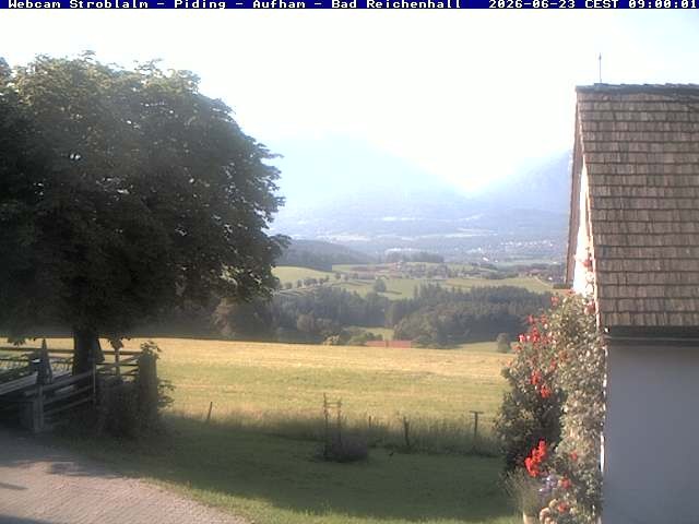 Archiv Foto Webcam Strobalm - Piding - Aufham - Bad Reichenhall