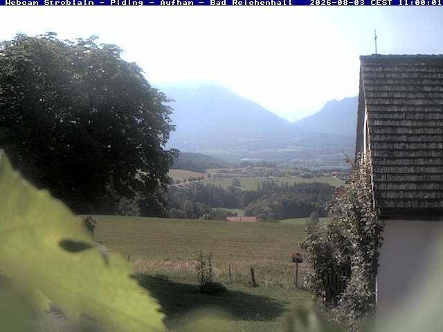Archiv Foto Webcam Strobalm - Piding - Aufham - Bad Reichenhall