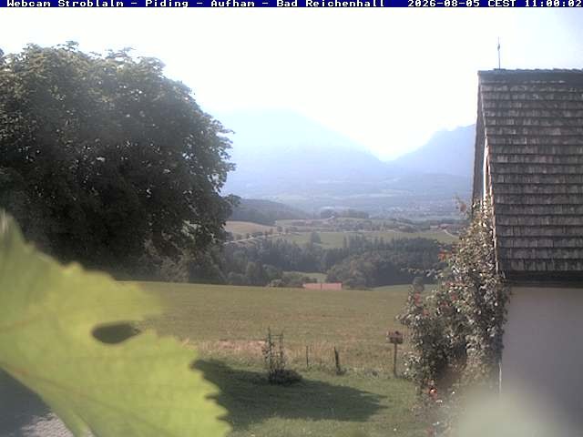 Archiv Foto Webcam Strobalm - Piding - Aufham - Bad Reichenhall