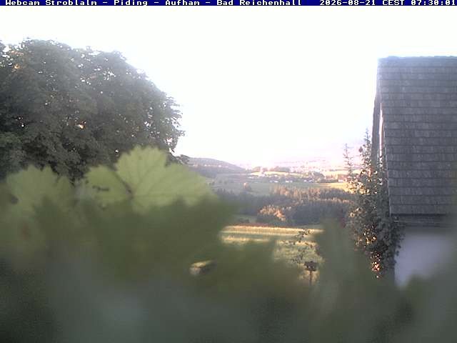 Archiv Foto Webcam Strobalm - Piding - Aufham - Bad Reichenhall