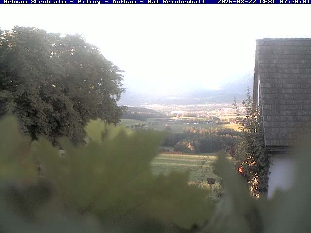 Archiv Foto Webcam Strobalm - Piding - Aufham - Bad Reichenhall