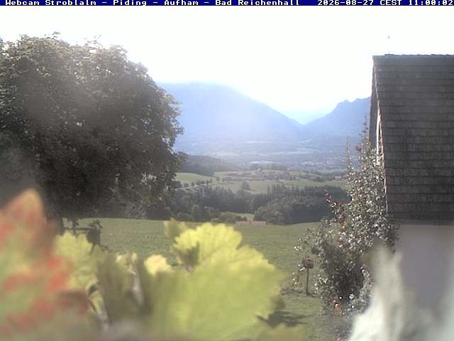 Archiv Foto Webcam Strobalm - Piding - Aufham - Bad Reichenhall
