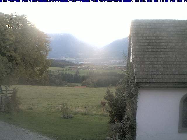 Archiv Foto Webcam Strobalm - Piding - Aufham - Bad Reichenhall