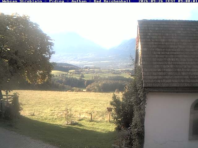 Archiv Foto Webcam Strobalm - Piding - Aufham - Bad Reichenhall