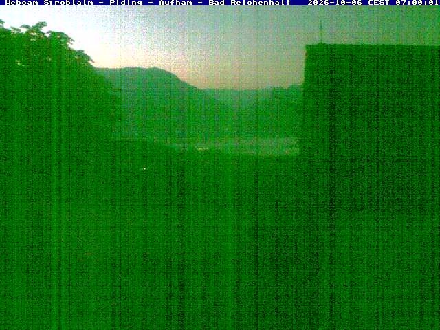 Archived image Webcam Strobalm - View of Piding and Bad Reichenhall
