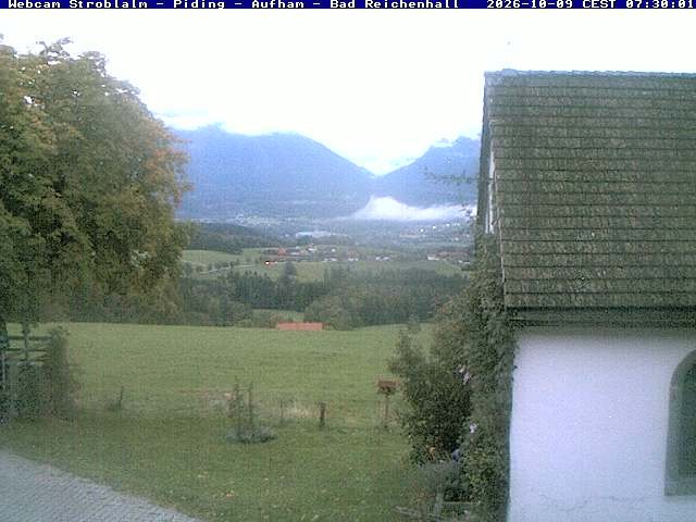 Archiv Foto Webcam Strobalm - Piding - Aufham - Bad Reichenhall