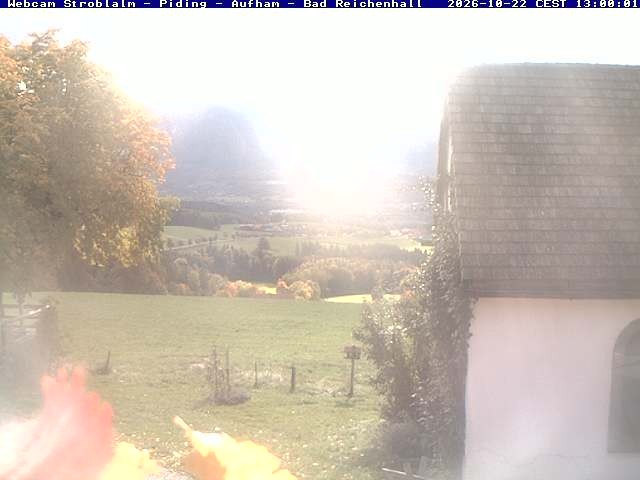 Archiv Foto Webcam Strobalm - Piding - Aufham - Bad Reichenhall