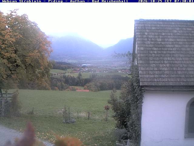 Archiv Foto Webcam Strobalm - Piding - Aufham - Bad Reichenhall