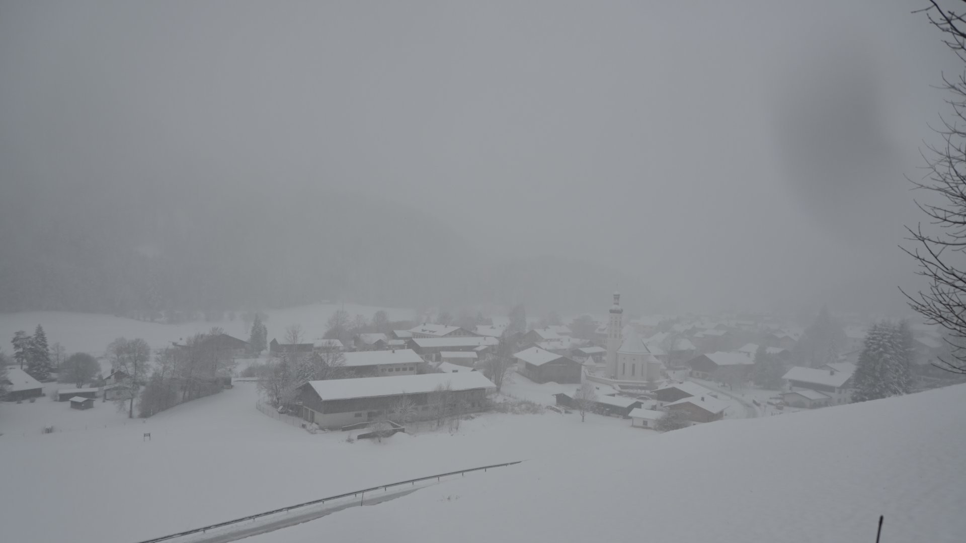 Archiv Foto Webcam Sachrang-Blick über Bergsteigerdorf