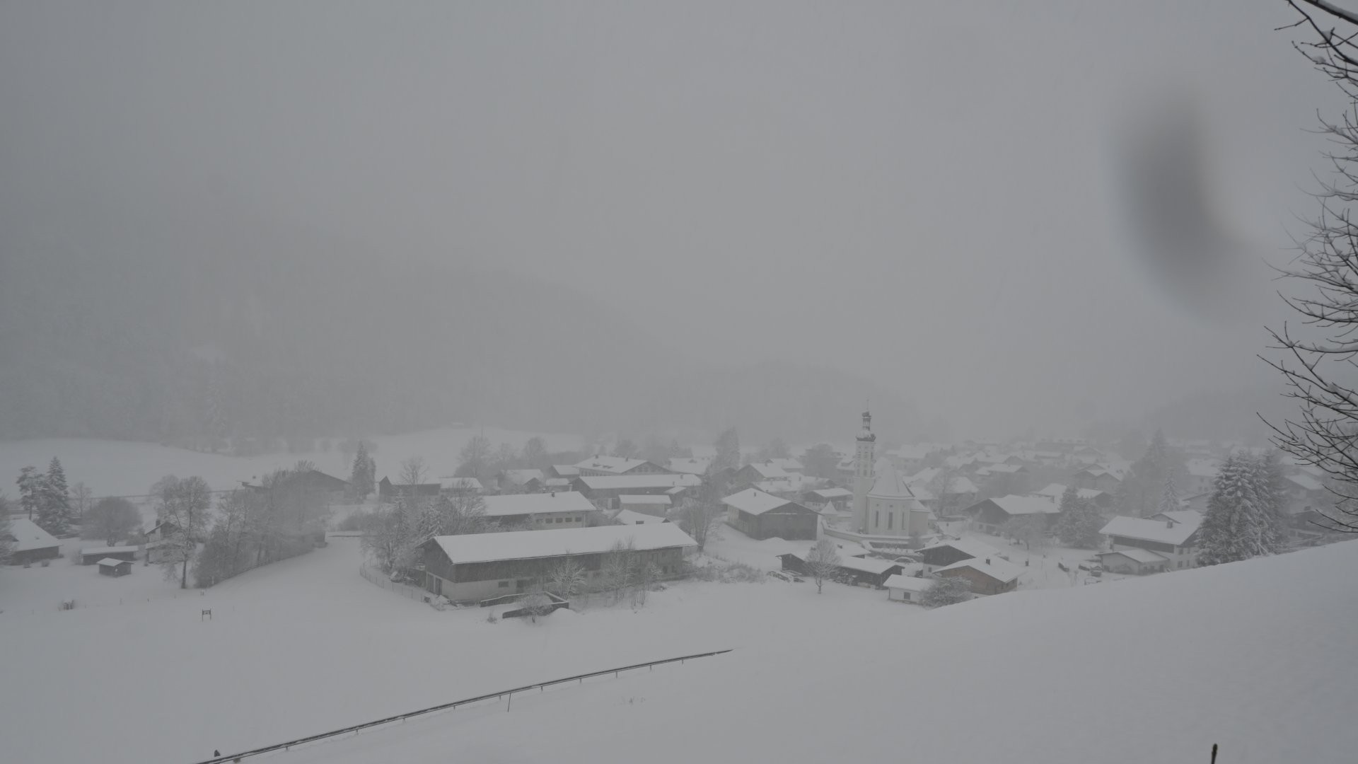 Archiv Foto Webcam Sachrang-Blick über Bergsteigerdorf