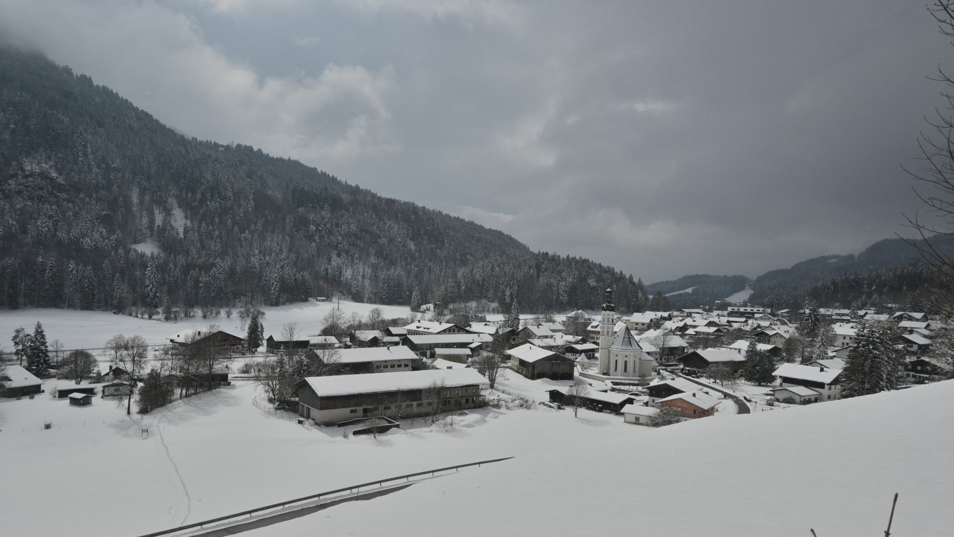 Archiv Foto Webcam Sachrang-Blick über Bergsteigerdorf