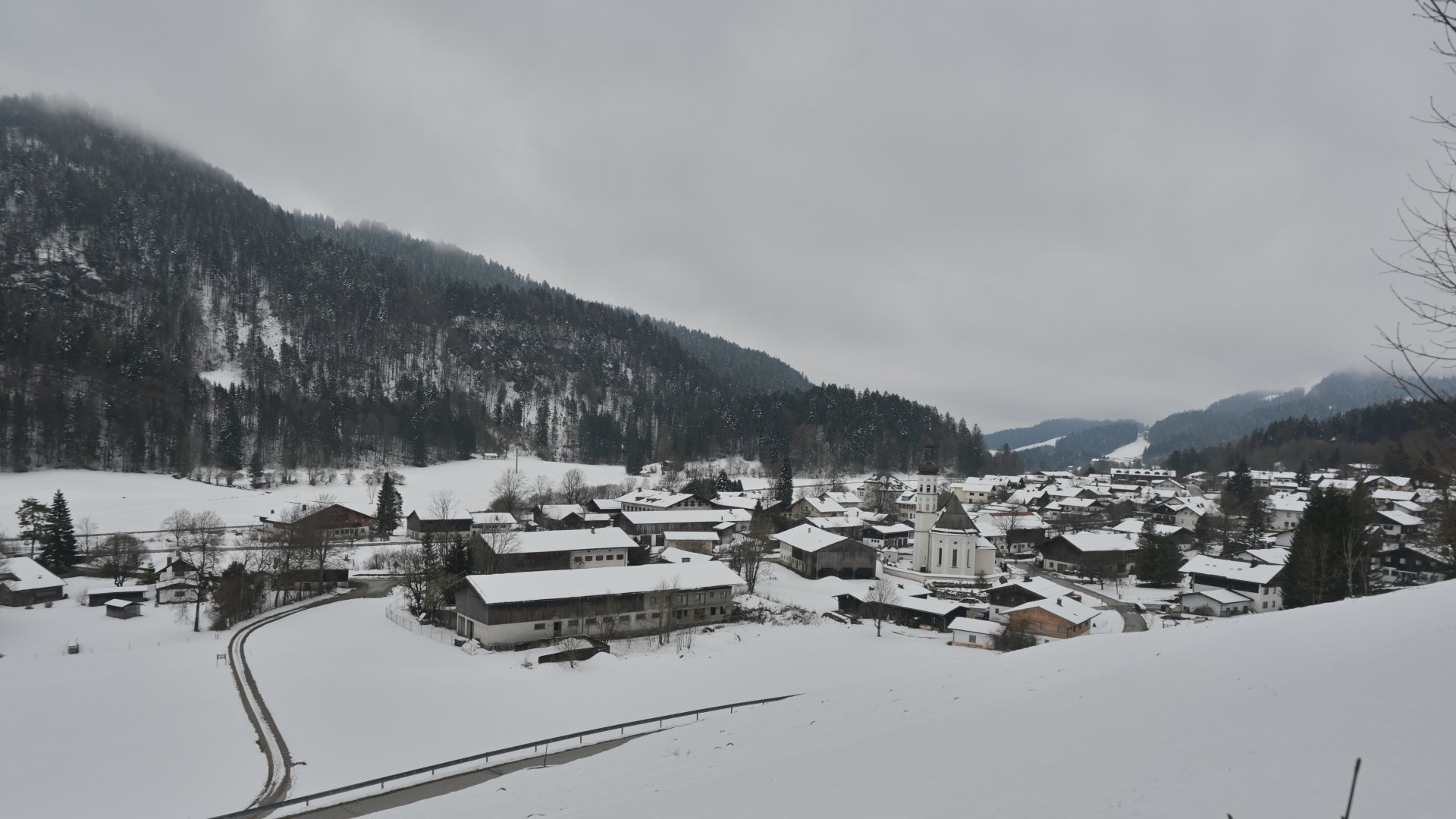 Archiv Foto Webcam Sachrang-Blick über Bergsteigerdorf
