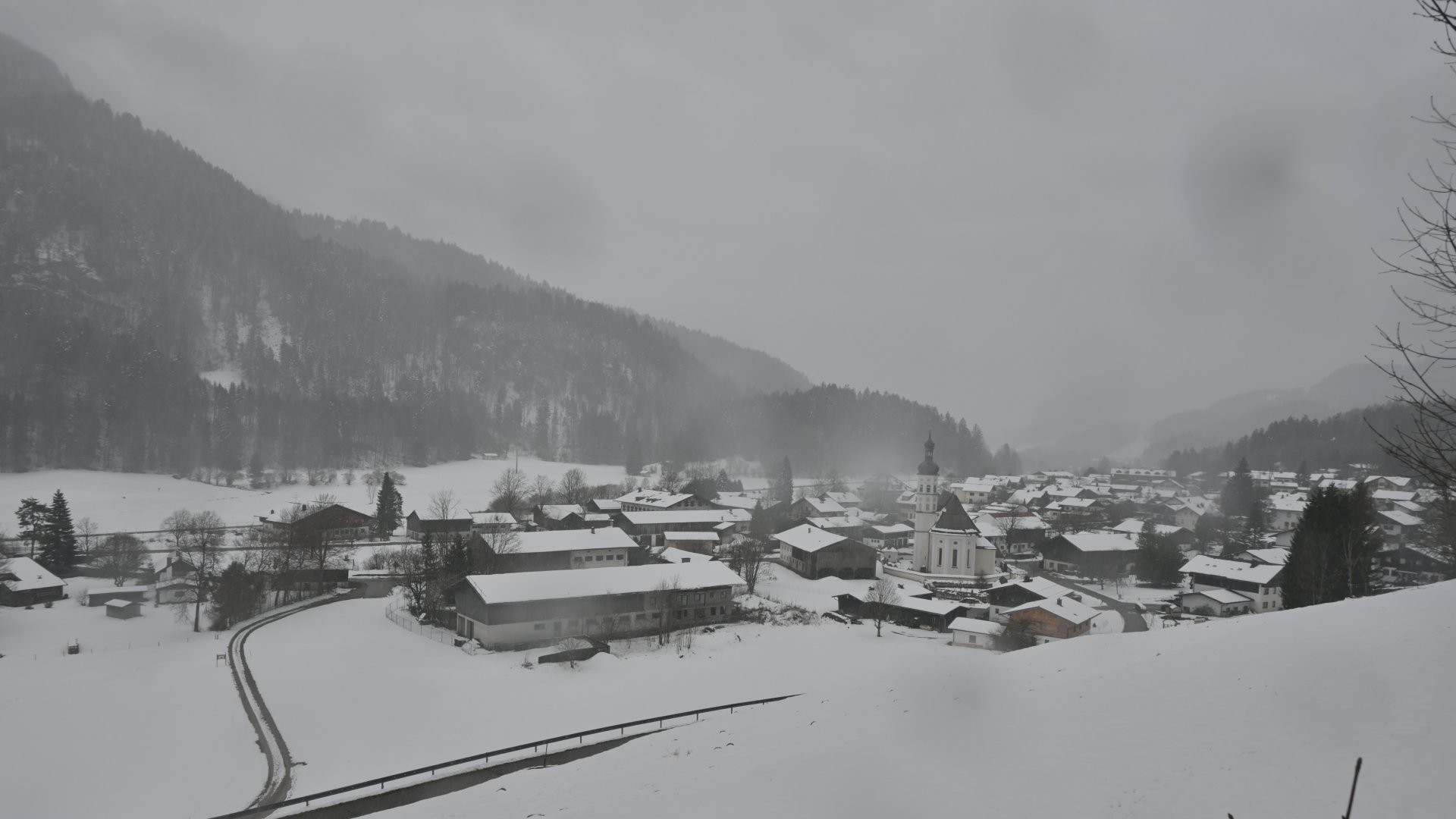 Archiv Foto Webcam Sachrang-Blick über Bergsteigerdorf
