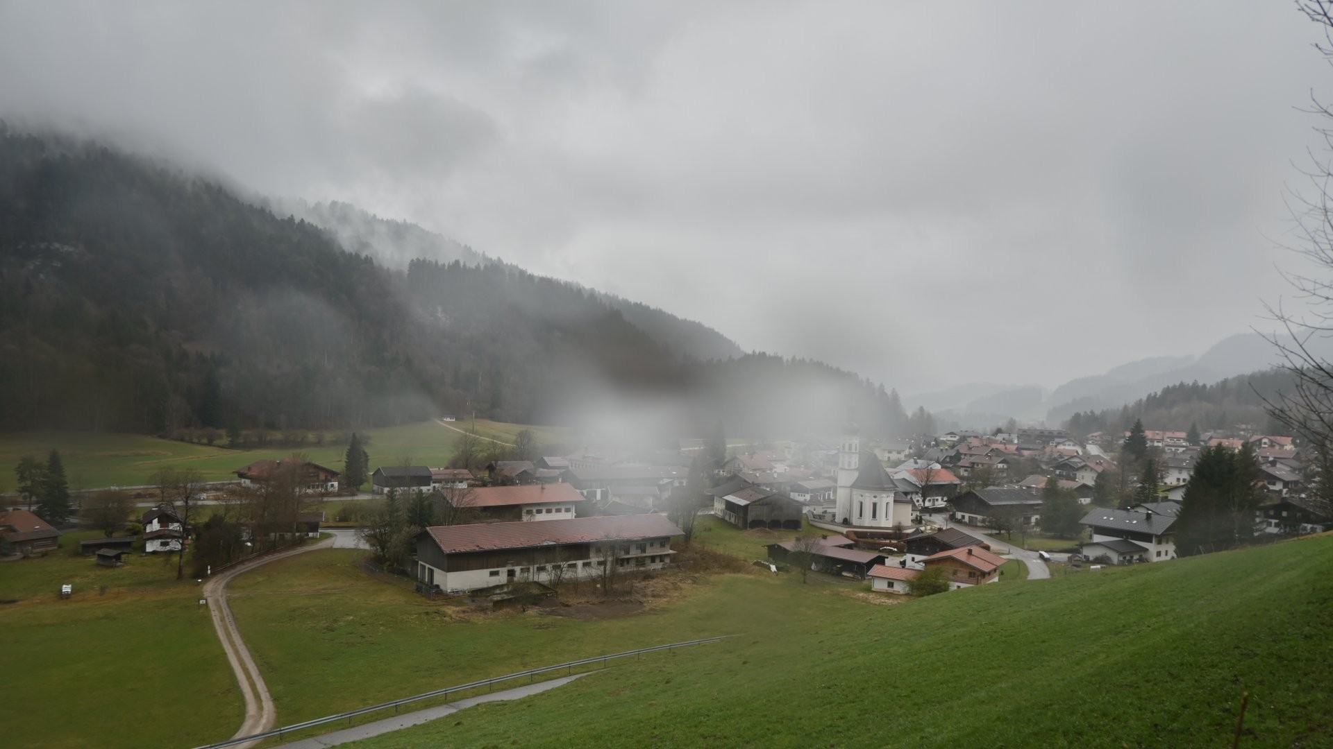 Archiv Foto Webcam Sachrang-Blick über Bergsteigerdorf