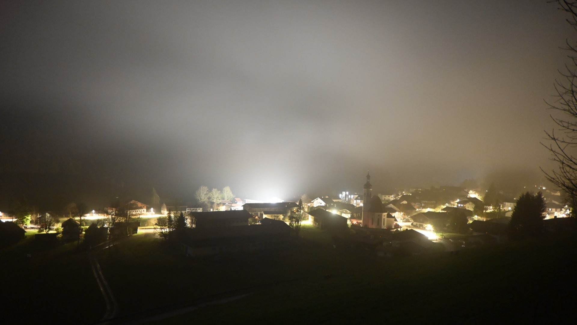 Archiv Foto Webcam Sachrang-Blick über Bergsteigerdorf