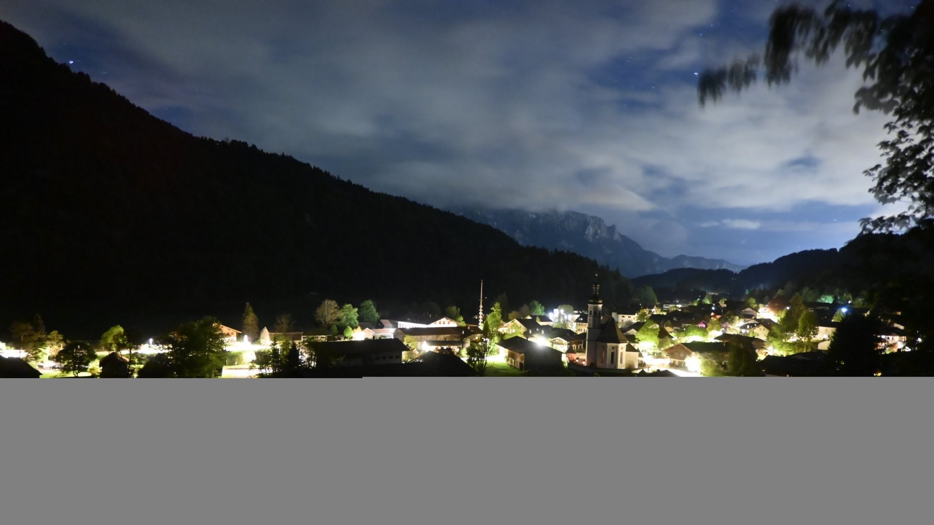 Archiv Foto Webcam Sachrang-Blick über Bergsteigerdorf
