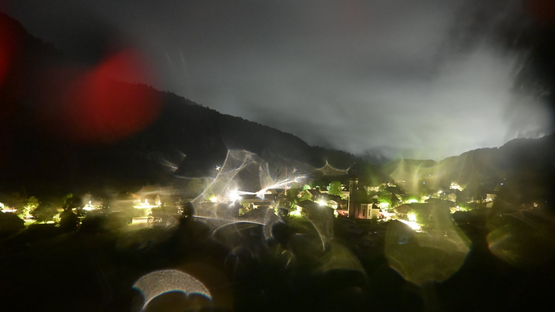 Archiv Foto Webcam Sachrang-Blick über Bergsteigerdorf