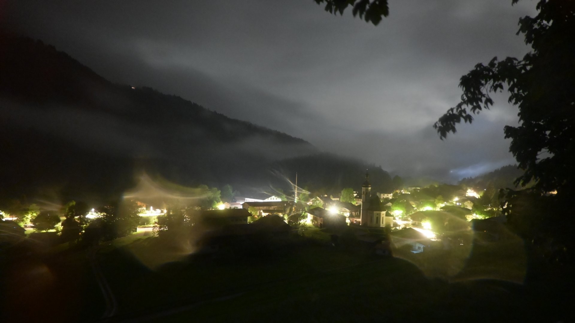 Archiv Foto Webcam Sachrang-Blick über Bergsteigerdorf