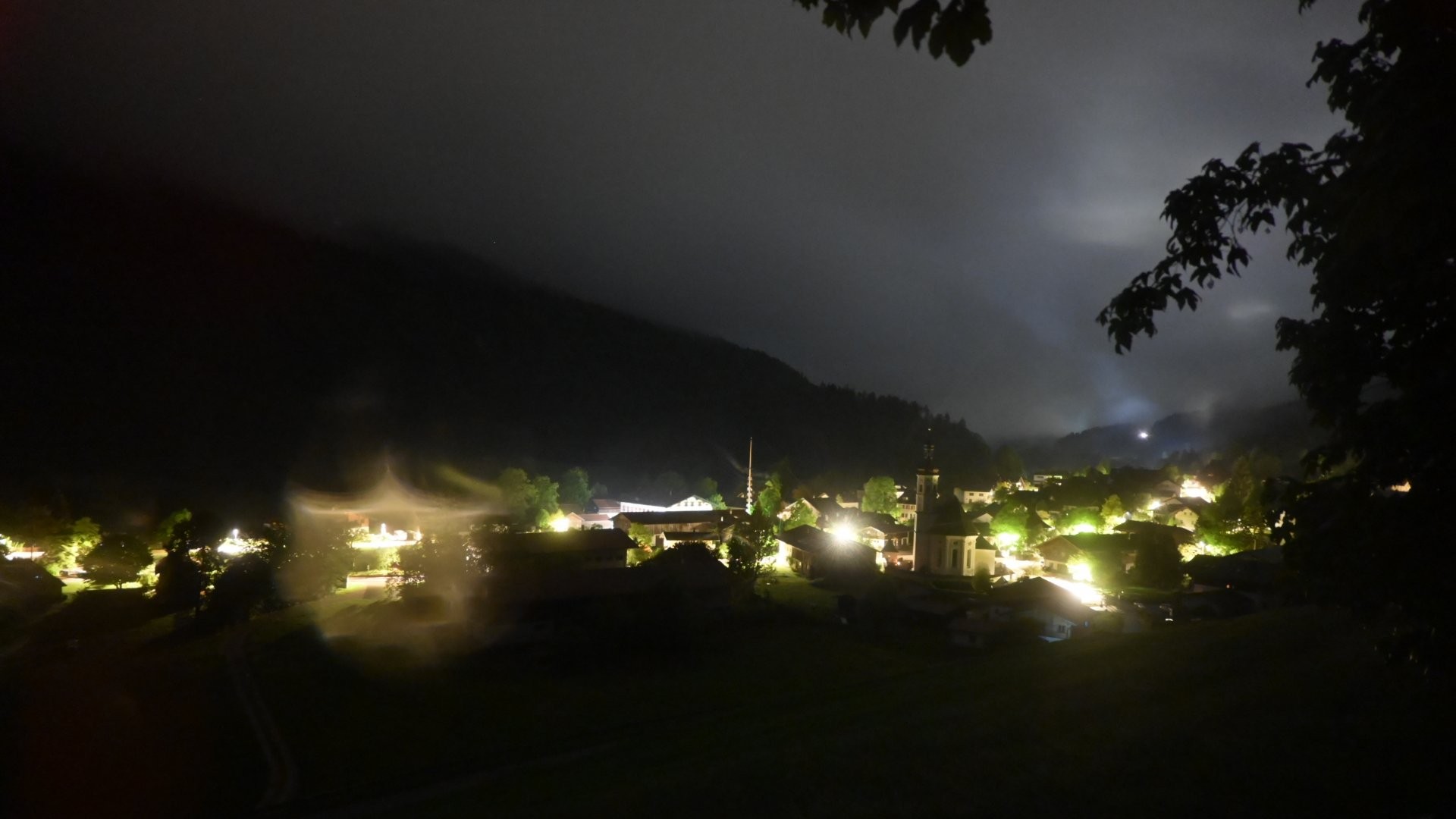 Archiv Foto Webcam Sachrang-Blick über Bergsteigerdorf