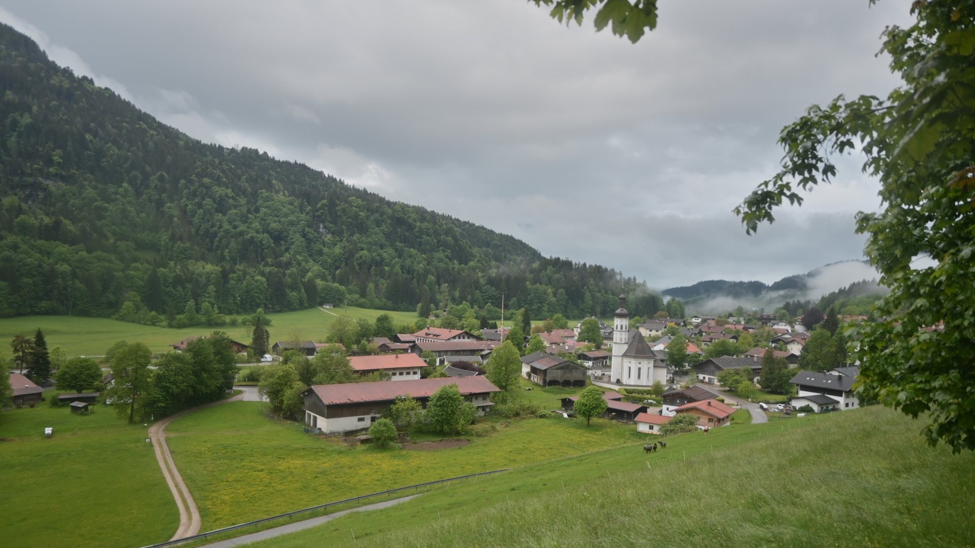Archiv Foto Webcam Sachrang-Blick über Bergsteigerdorf