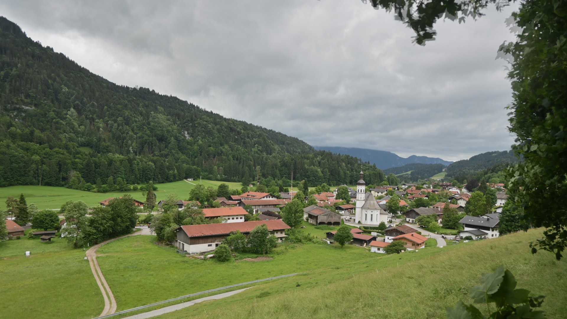 Archiv Foto Webcam Sachrang-Blick über Bergsteigerdorf