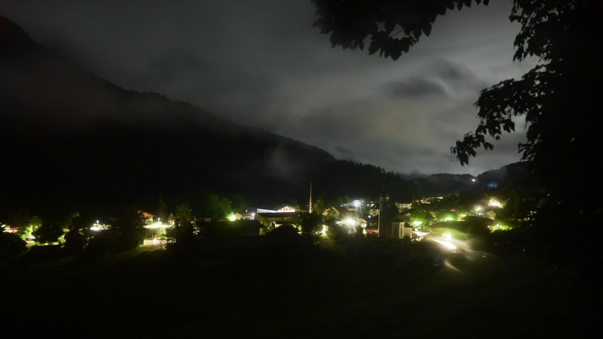 Archiv Foto Webcam Sachrang-Blick über Bergsteigerdorf