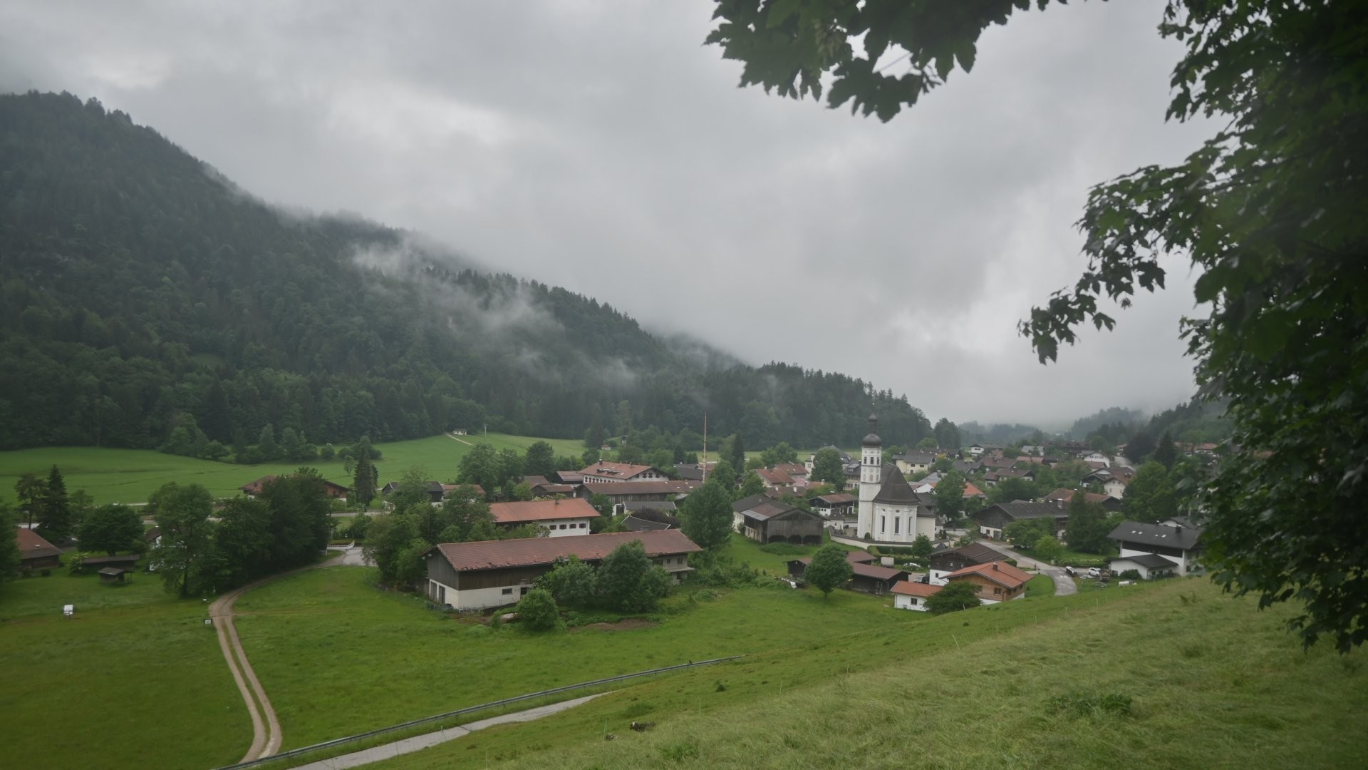 Archiv Foto Webcam Sachrang-Blick über Bergsteigerdorf
