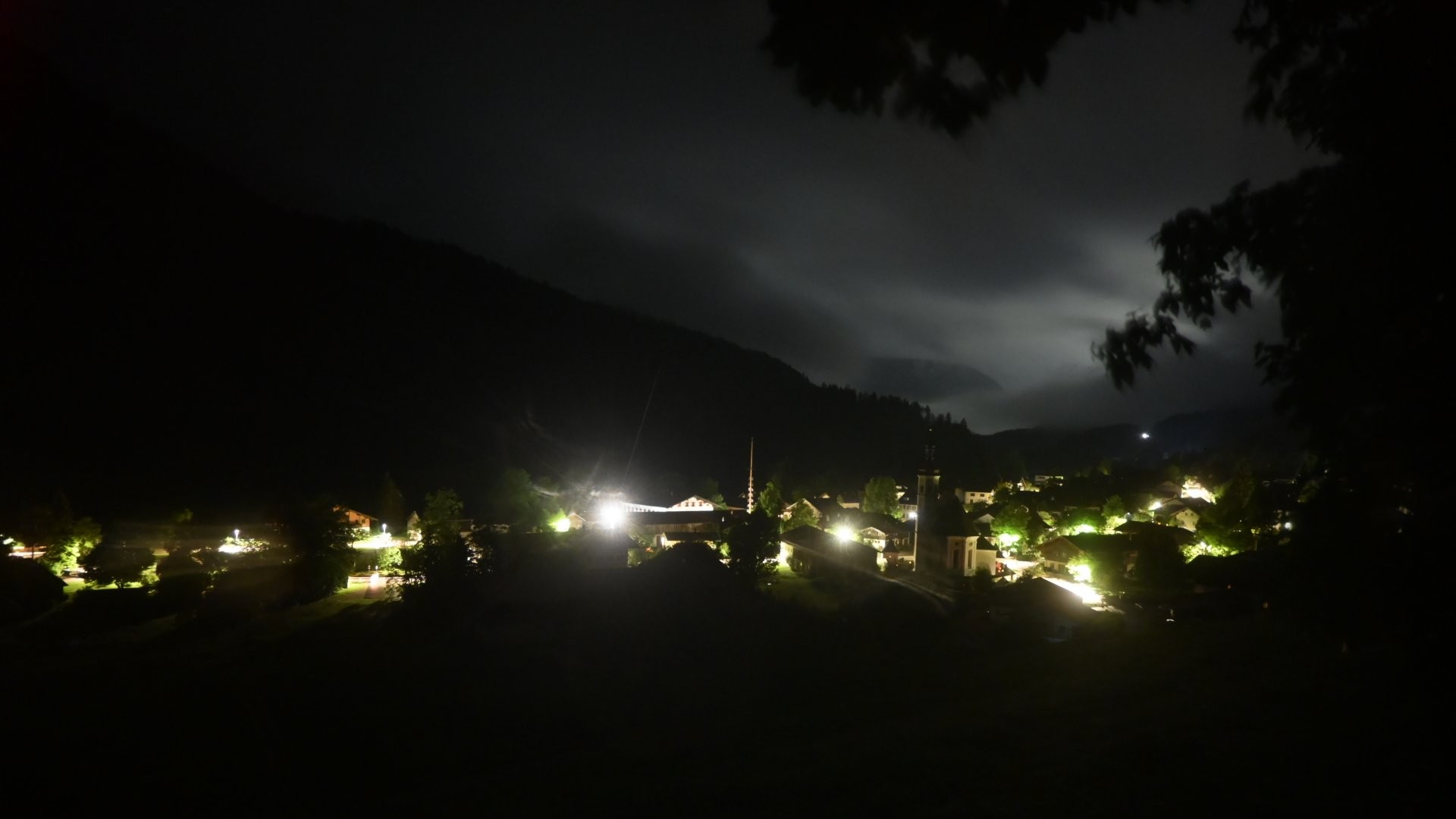 Archiv Foto Webcam Sachrang-Blick über Bergsteigerdorf