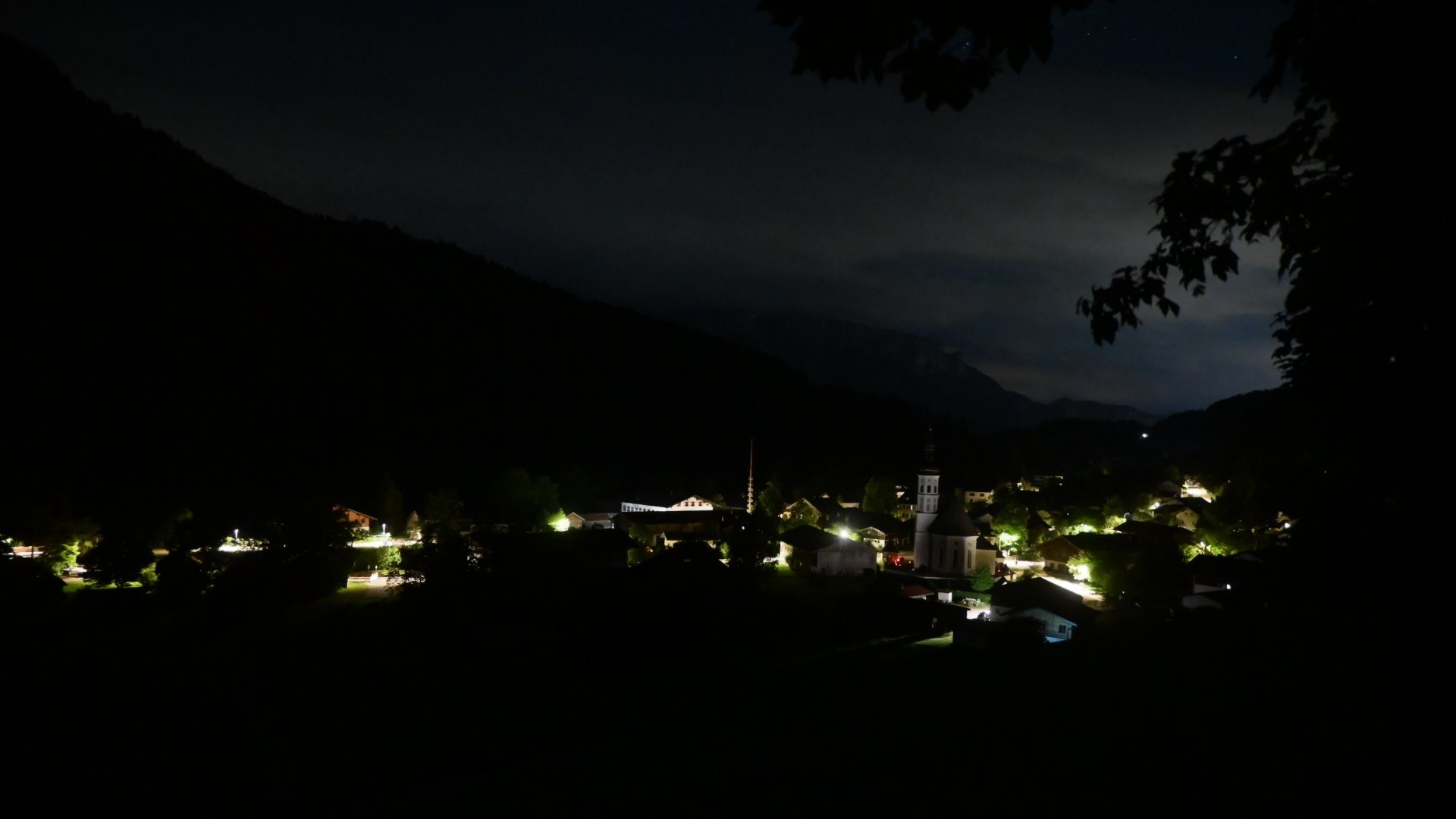 Archiv Foto Webcam Sachrang-Blick über Bergsteigerdorf