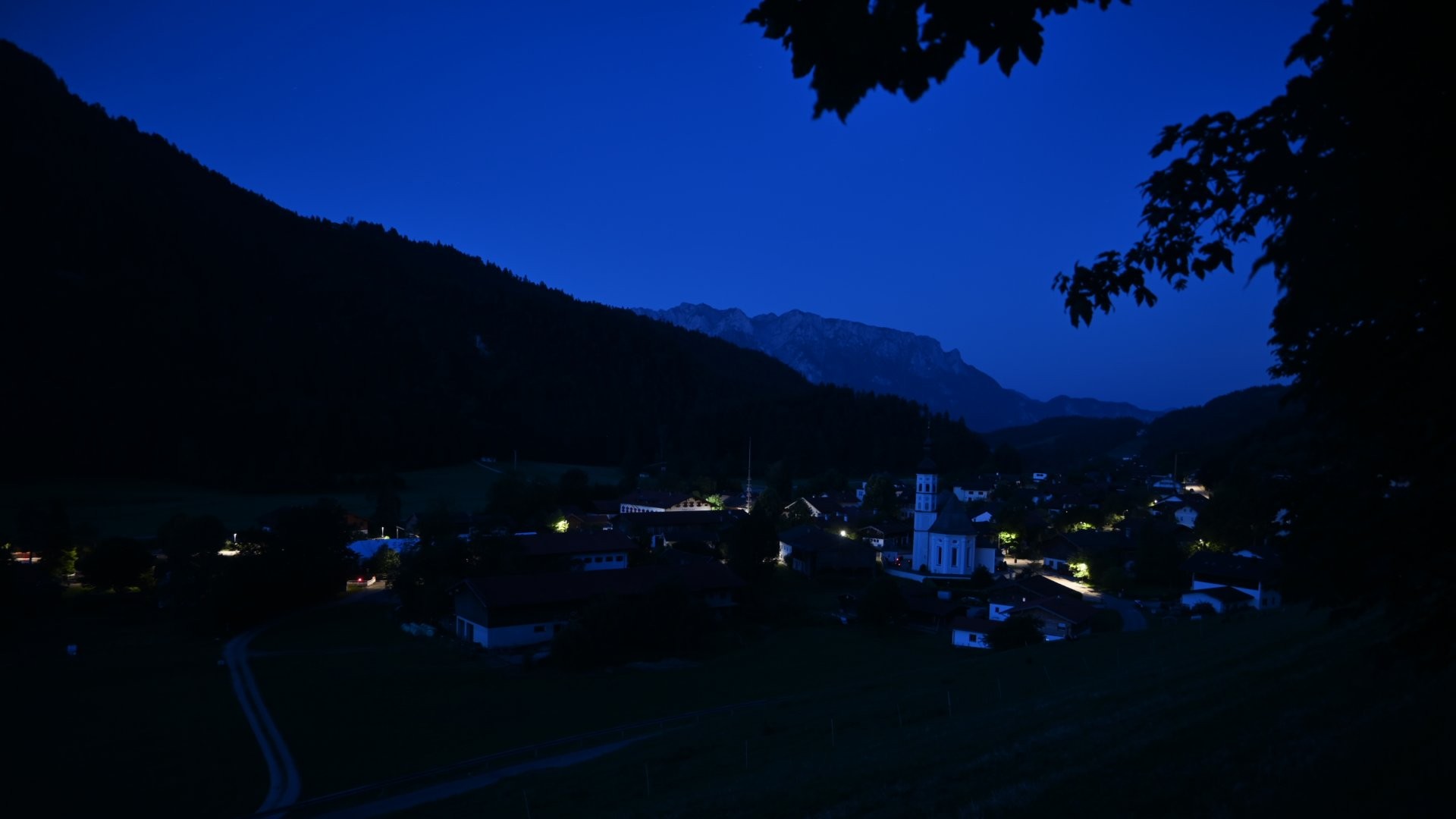 Archiv Foto Webcam Sachrang-Blick über Bergsteigerdorf