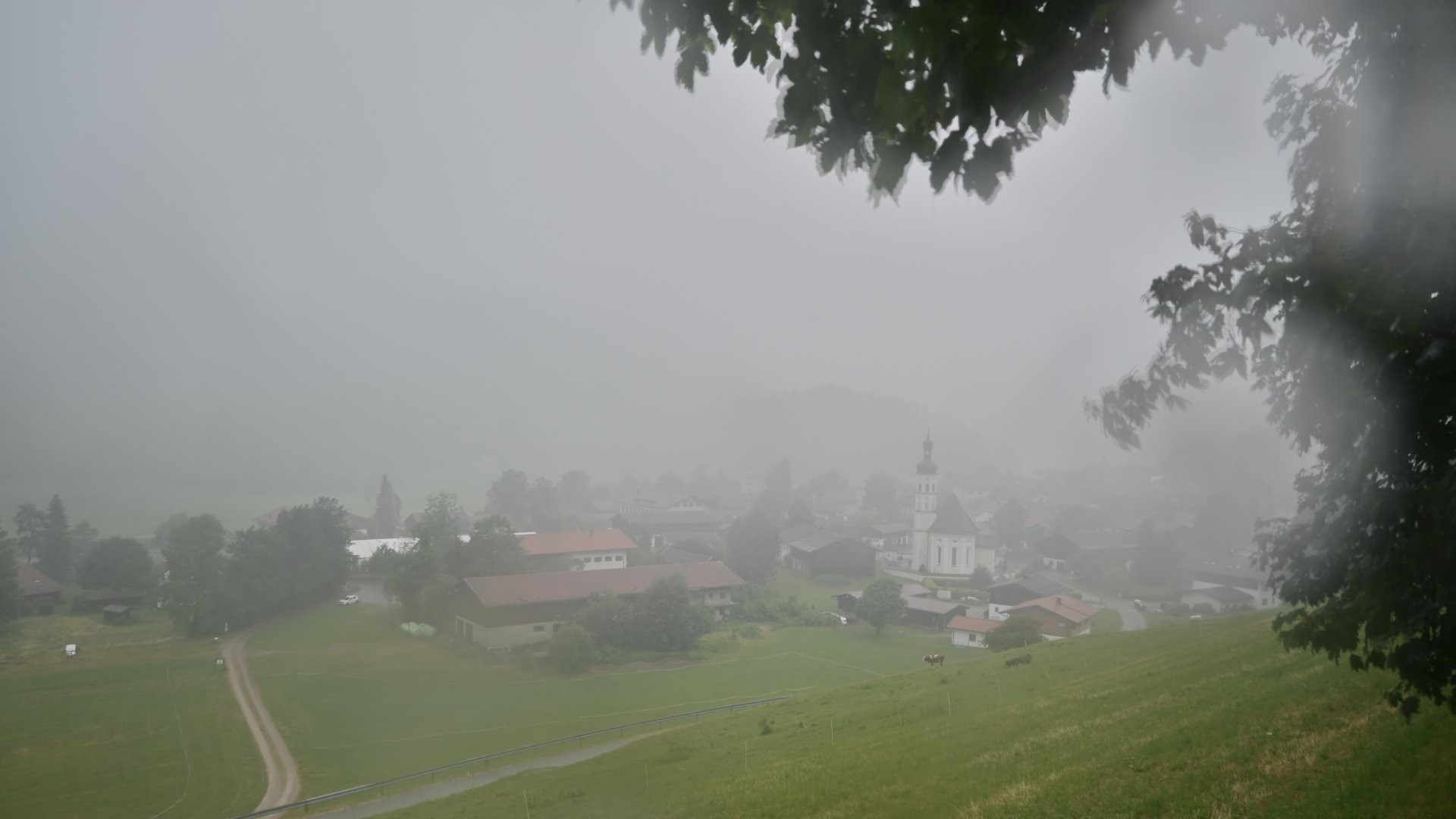 Archiv Foto Webcam Sachrang-Blick über Bergsteigerdorf