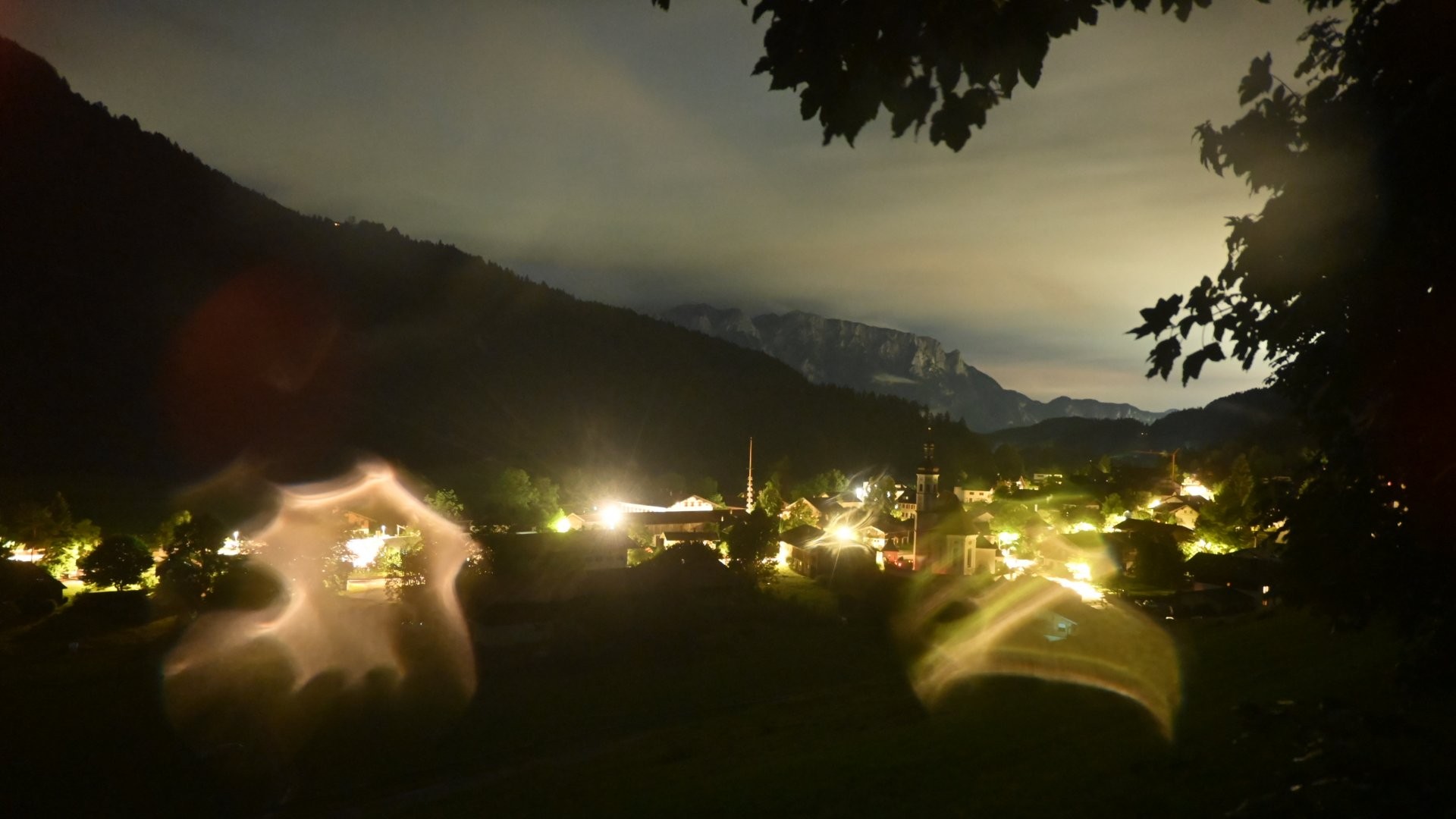 Archiv Foto Webcam Sachrang-Blick über Bergsteigerdorf