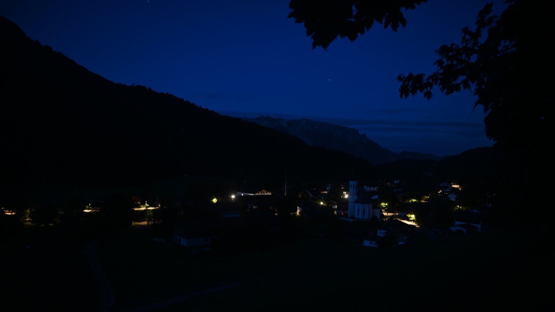 Archiv Foto Webcam Sachrang-Blick über Bergsteigerdorf