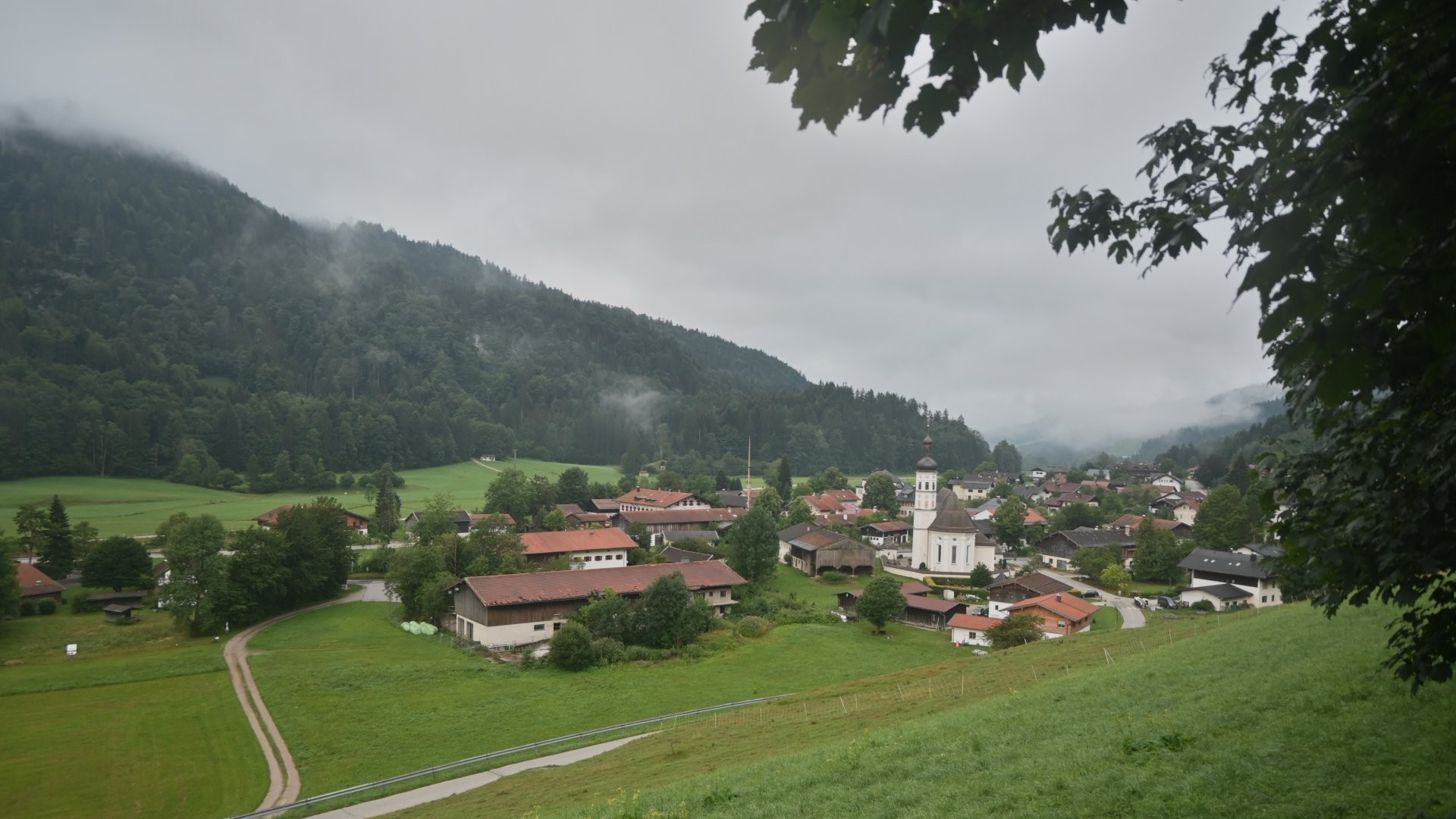 Archiv Foto Webcam Sachrang-Blick über Bergsteigerdorf