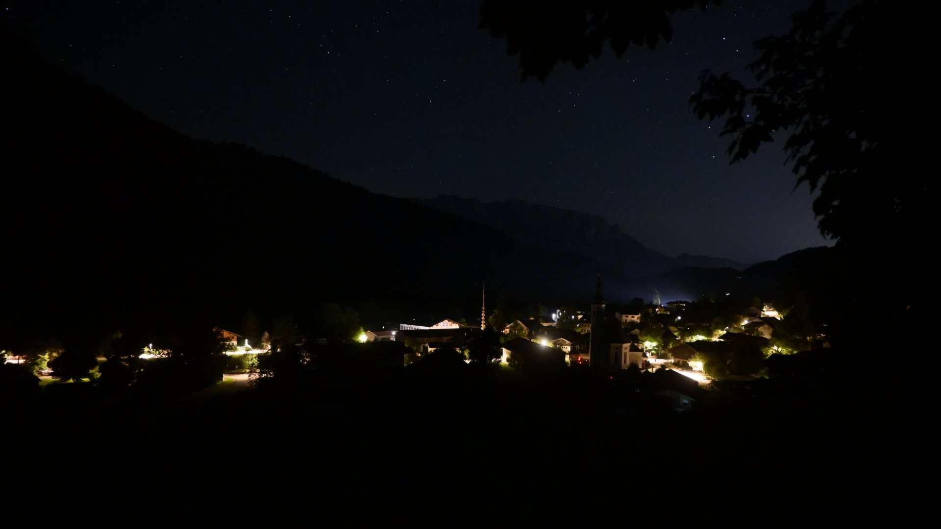 Archiv Foto Webcam Sachrang-Blick über Bergsteigerdorf